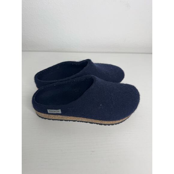 Stegmann Womens Navy Blue Essenz Wool Clogs Size 6.5 - Picture 1 of 6